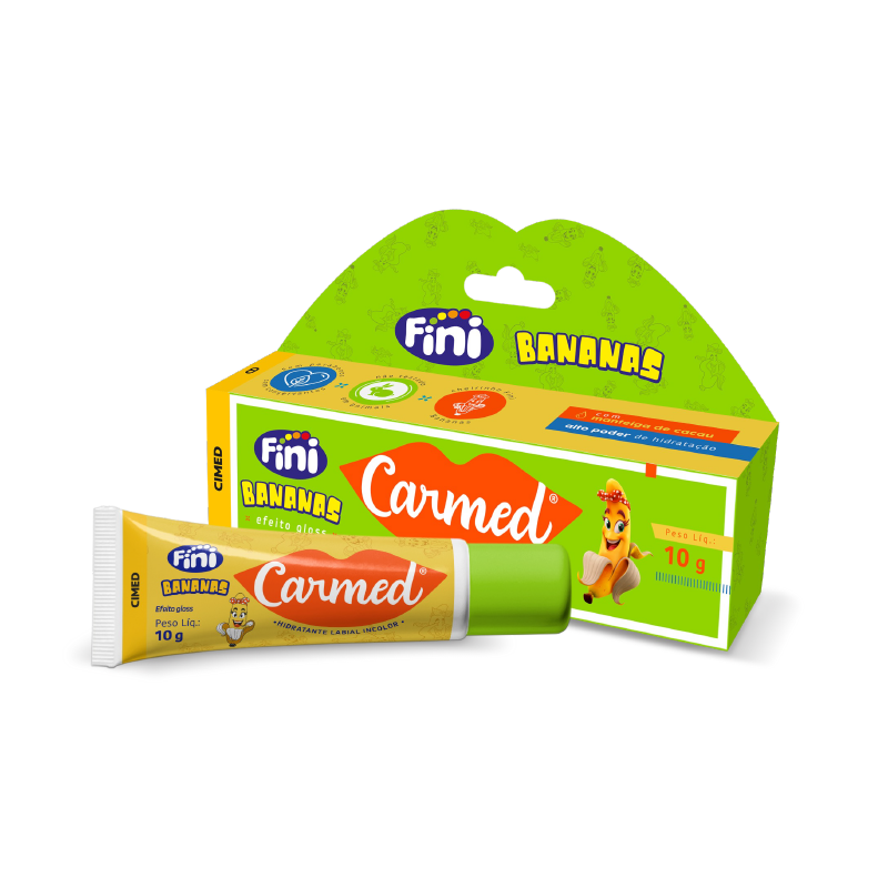 Hidratante Labial Carmed Fini Bananas 10g