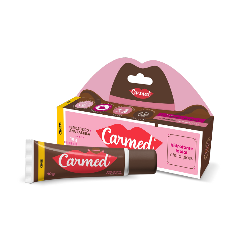 Hidratante Labial Carmed Brigadeiro Ana Castela 10g